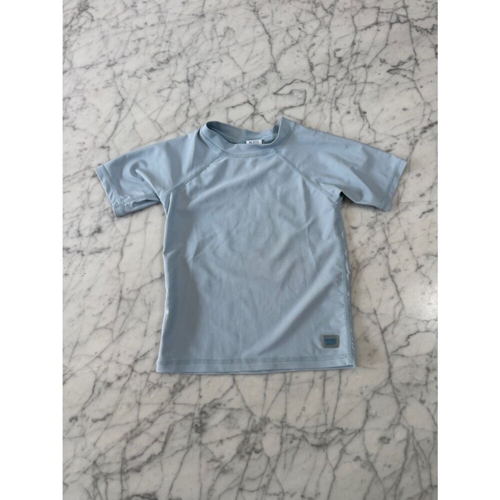 Rugged Butts Pale Blue Kids Rashguard Swim Top Sz 3T